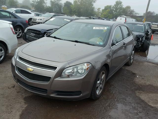 1G1ZB5EBXAF280140 - 2010 CHEVROLET MALIBU LS 棕色 照片 2