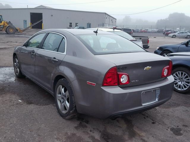 1G1ZB5EBXAF280140 - 2010 CHEVROLET MALIBU LS 棕色 照片 3