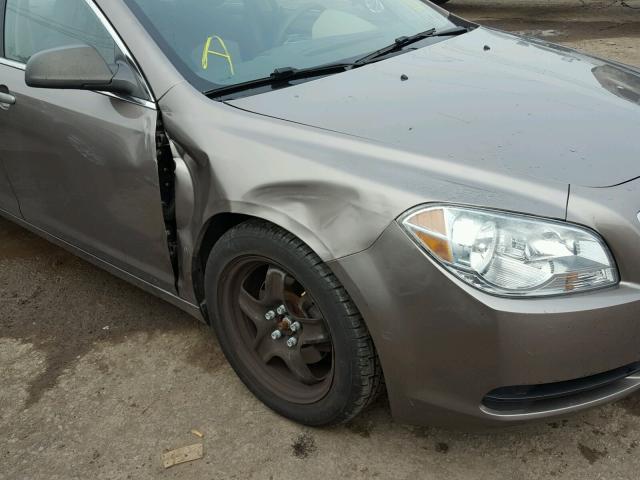 1G1ZB5EBXAF280140 - 2010 CHEVROLET MALIBU LS 棕色 照片 9