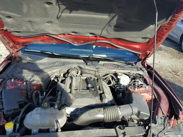 1FA6P8TH6F5354807 - 2015 FORD MUSTANG RED photo 7