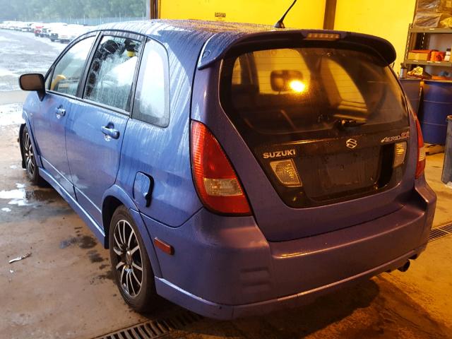 JS2RC61H445255125 - 2004 SUZUKI AERIO SX BLUE photo 3