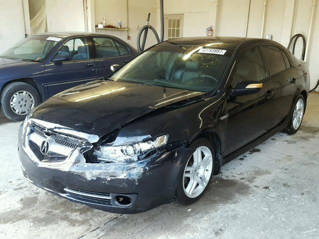 19UUA66208A048356 - 2008 ACURA TL BLACK photo 2