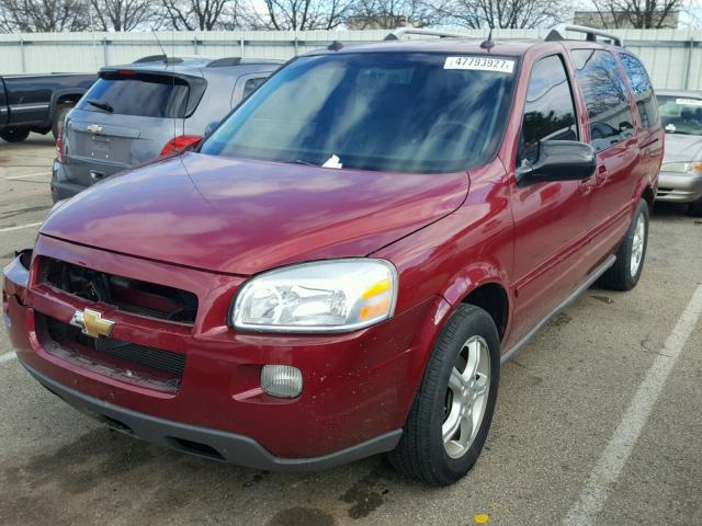 1GNDV33L15D153567 - 2005 CHEVROLET UPLANDER L BURGUNDY photo 2