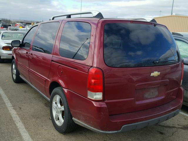 1GNDV33L15D153567 - 2005 CHEVROLET UPLANDER L BURGUNDY photo 3