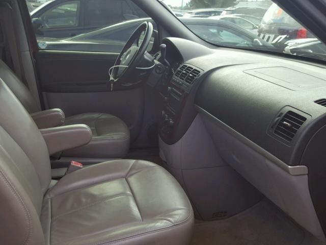 1GNDV33L15D153567 - 2005 CHEVROLET UPLANDER L BURGUNDY photo 5