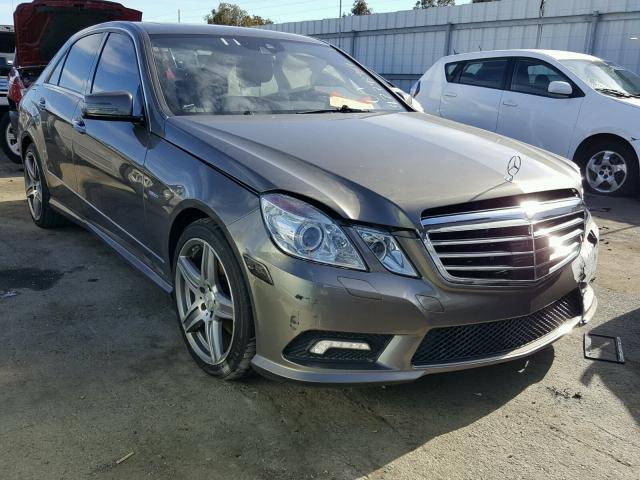 WDDHF2EB4BA346904 - 2011 MERCEDES-BENZ E 350 BLUE BROWN photo 1