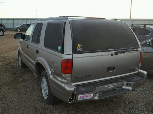 1GHDT13W612161547 - 2001 OLDSMOBILE BRAVADA TAN photo 3