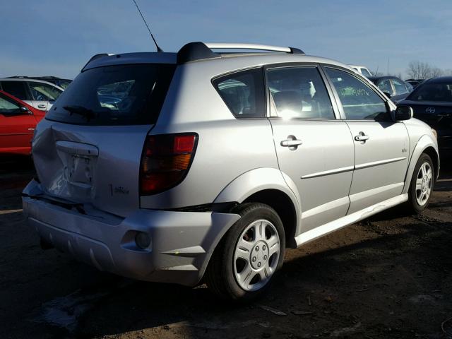 5Y2SL65808Z418048 - 2008 PONTIAC VIBE SILVER photo 4