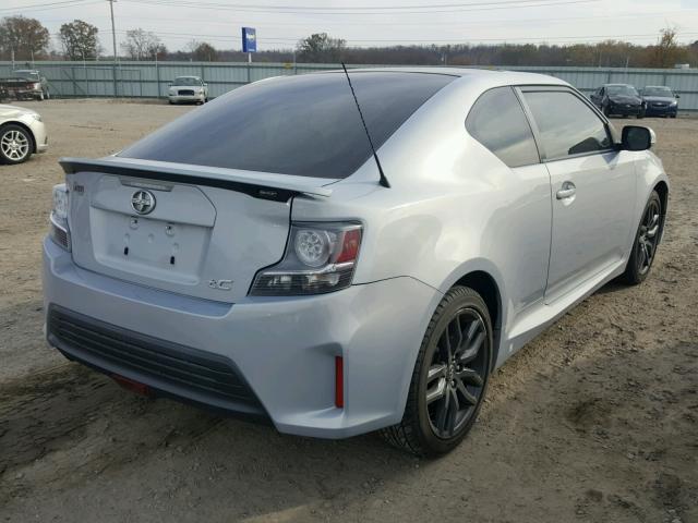 JTKJF5C73E3070504 - 2014 TOYOTA SCION TC 银色 照片 4