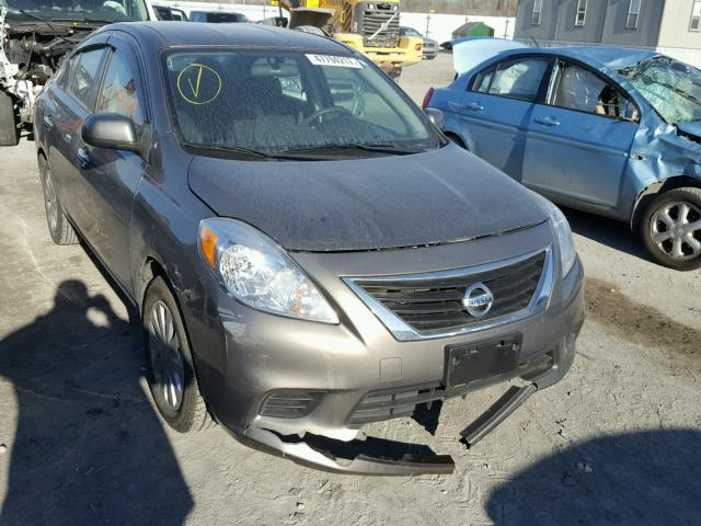 3N1CN7AP9DL878959 - 2013 NISSAN VERSA S CHARCOAL photo 1