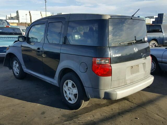 5J6YH28345L021388 - 2005 HONDA ELEMENT LX BLACK photo 3