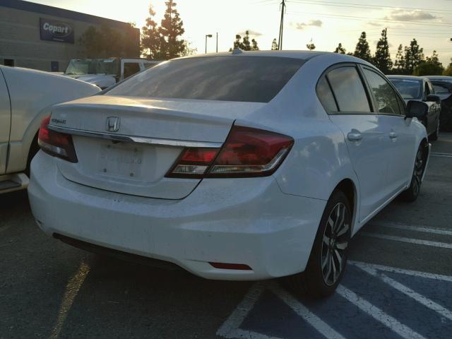19XFB2F98FE250513 - 2015 HONDA CIVIC EXL WHITE photo 4