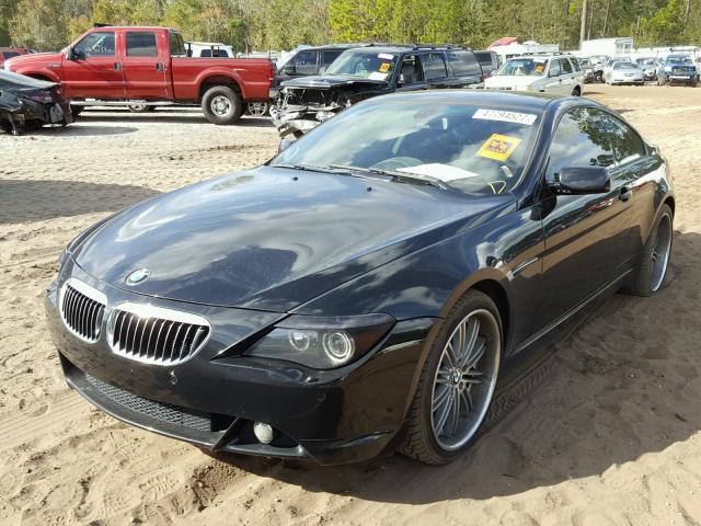 WBAEH13476CR46040 - 2006 BMW 650 I BLACK photo 2