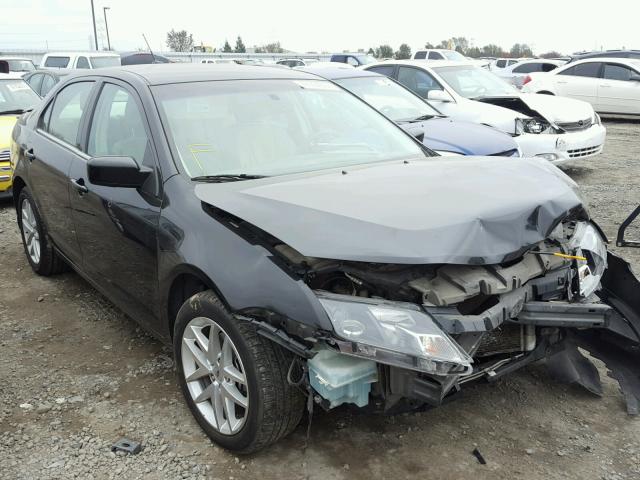 3FAHP0JG9CR378399 - 2012 FORD FUSION SEL BLACK photo 1