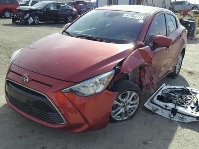 3MYDLBZVXGY135474 - 2016 TOYOTA SCION IA BURGUNDY photo 2