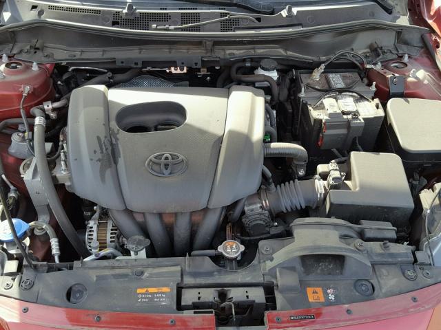 3MYDLBZVXGY135474 - 2016 TOYOTA SCION IA BURGUNDY photo 7