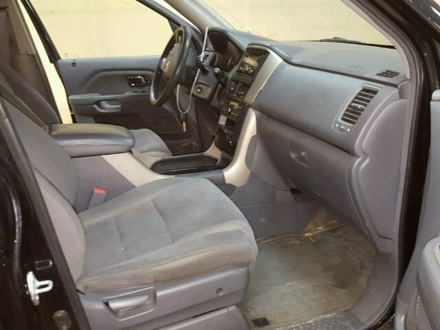 2HKYF18496H560318 - 2006 HONDA PILOT EX BLACK photo 5