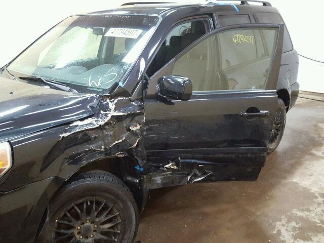 2HKYF18496H560318 - 2006 HONDA PILOT EX BLACK photo 9