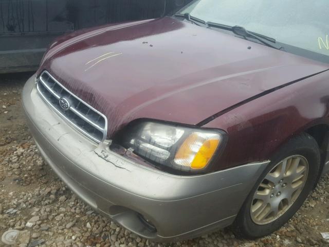 4S3BG6857V6603720 - 1997 SUBARU LEGACY OUT MAROON photo 9