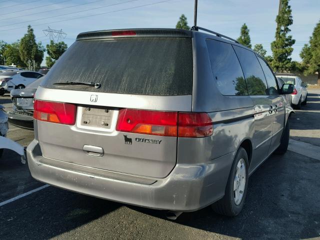 2HKRL1869YH620440 - 2000 HONDA ODYSSEY EX GRAY photo 4