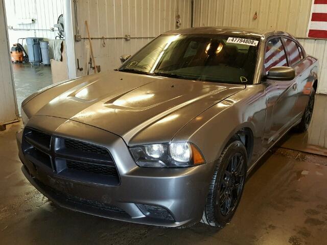 2B3CL1CT5BH587733 - 2011 DODGE CHARGER PO GRAY photo 2