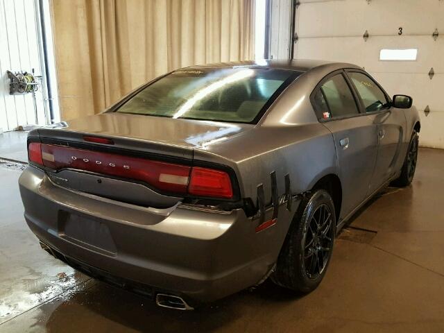 2B3CL1CT5BH587733 - 2011 DODGE CHARGER PO GRAY photo 4