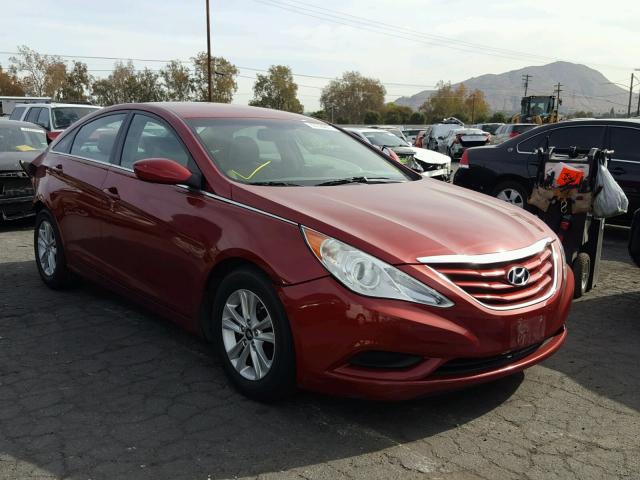 5NPEB4AC2BH132795 - 2011 HYUNDAI SONATA GLS MAROON photo 1