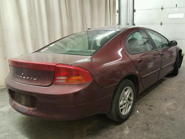 2B3HD46RXYH177135 - 2000 DODGE INTREPID BURGUNDY photo 4