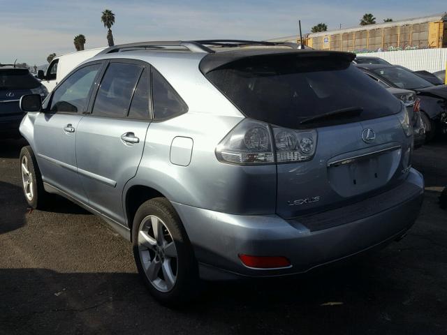 JTJGK31U070007503 - 2007 LEXUS RX 350 BLUE photo 3