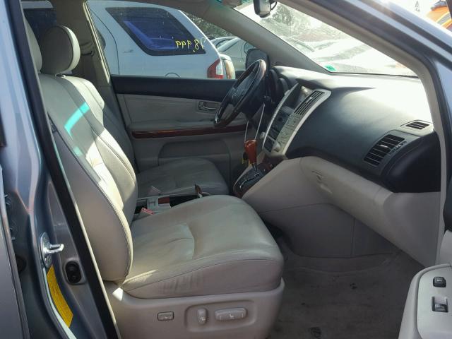 JTJGK31U070007503 - 2007 LEXUS RX 350 BLUE photo 5