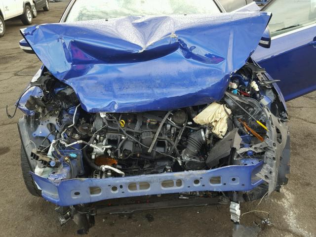 1FADP3N29EL375017 - 2014 FORD FOCUS TITA BLUE photo 7