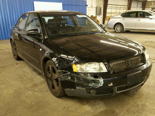 WAUJC68EX3A105767 - 2003 AUDI A4 1.8T BLACK photo 1