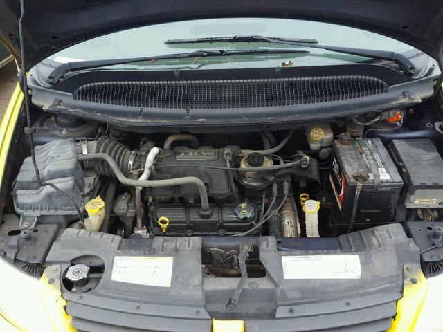 1D4GP45R65B174288 - 2005 DODGE CARAVAN SX YELLOW photo 7