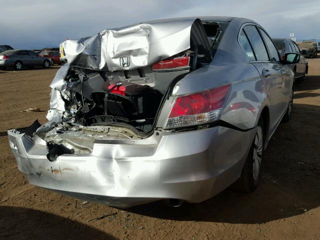 1HGCP2F3XCA114089 - 2012 HONDA ACCORD LX SILVER photo 4