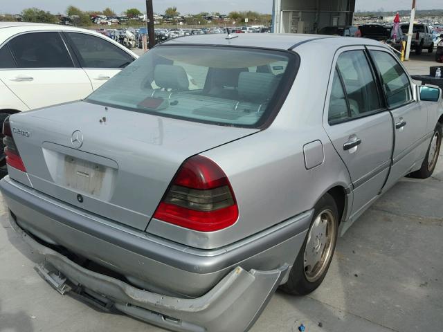 WDBHA29G9YA798367 - 2000 MERCEDES-BENZ C 280 SILVER photo 4