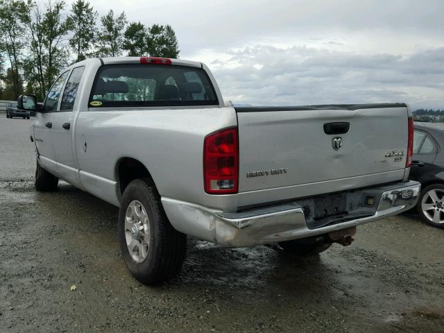 3D7LS38C35G700238 - 2005 DODGE RAM 3500 S SILVER photo 3