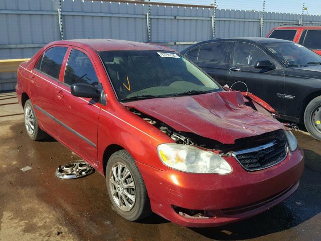 JTDBR32E970112430 - 2007 TOYOTA COROLLA CE RED photo 1