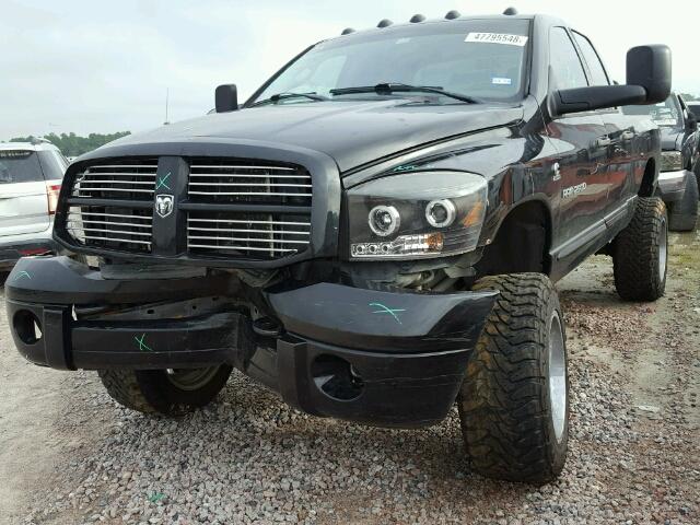 1D7KS28C76J173102 - 2006 DODGE RAM 2500 S შავი ფოტო 2