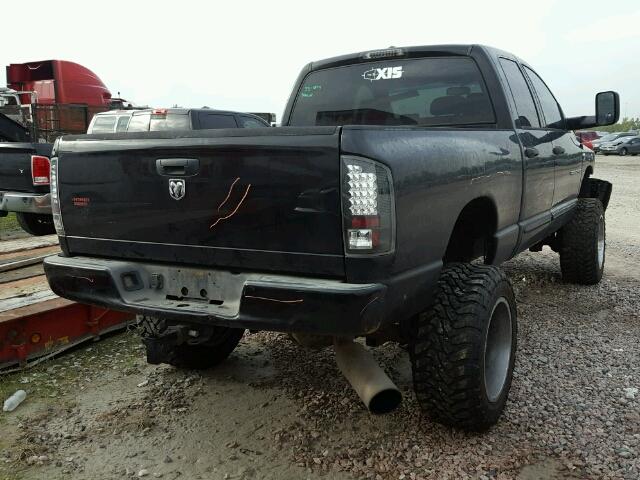 1D7KS28C76J173102 - 2006 DODGE RAM 2500 S შავი ფოტო 4