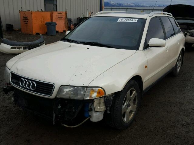 WAUGD28DXWA113363 - 1998 AUDI A4 2.8 AVA WHITE photo 2