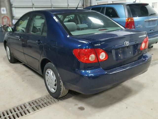 1NXBR32E27Z778971 - 2007 TOYOTA COROLLA CE BLUE photo 3