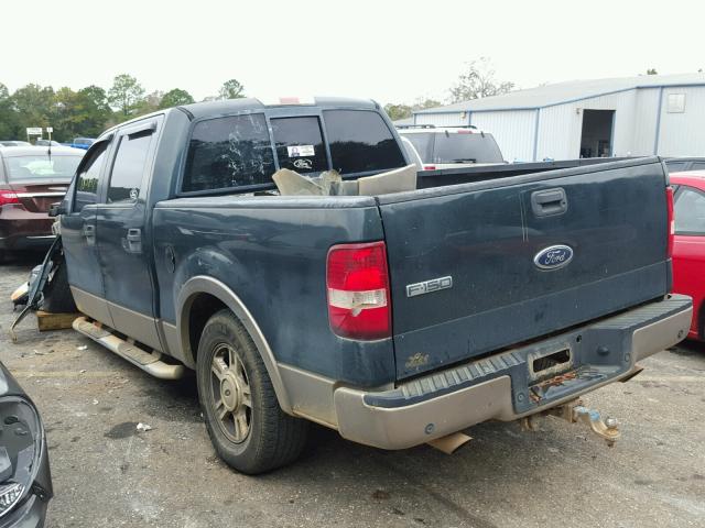 1FTPW12505FB23619 - 2005 FORD F150 SUPER GREEN photo 3