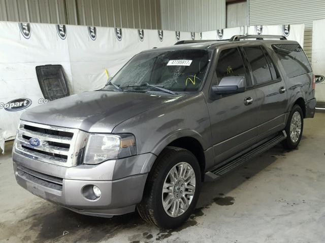 1FMJK1K57DEF39586 - 2013 FORD EXPEDITION GRAY photo 2