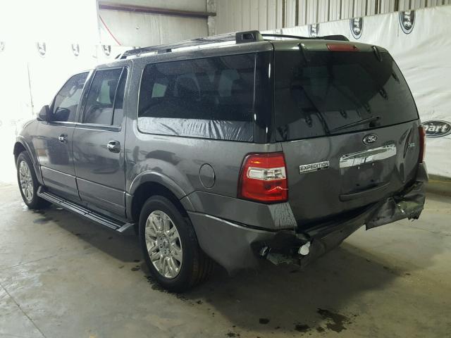 1FMJK1K57DEF39586 - 2013 FORD EXPEDITION GRAY photo 3