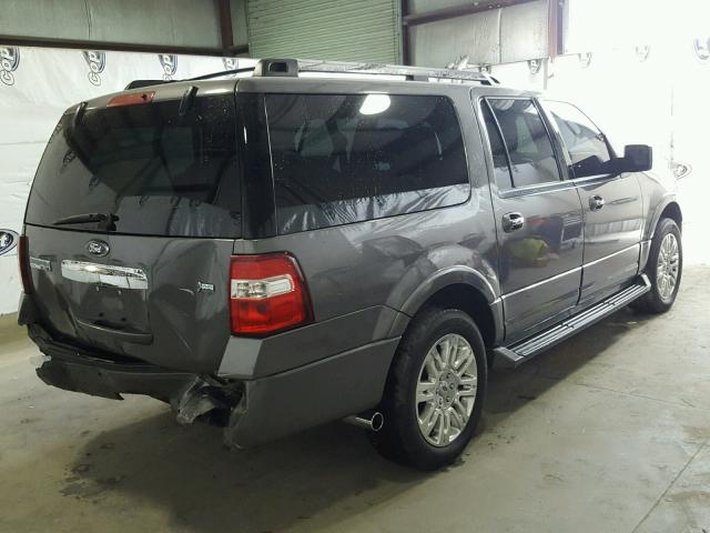 1FMJK1K57DEF39586 - 2013 FORD EXPEDITION GRAY photo 4