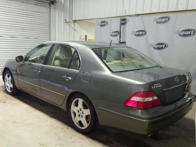 JTHBN36F065030276 - 2006 LEXUS LS 430 GREEN photo 3