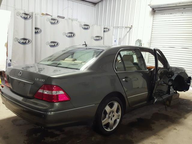 JTHBN36F065030276 - 2006 LEXUS LS 430 GREEN photo 4