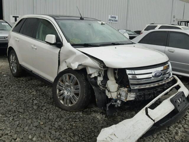 2FMDK3KC8ABA83371 - 2010 FORD EDGE LIMIT WHITE photo 1