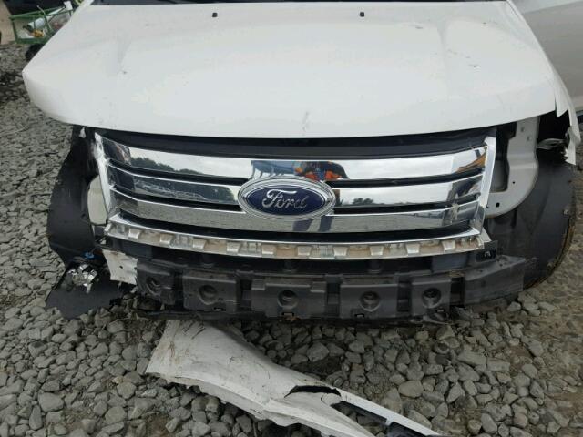 2FMDK3KC8ABA83371 - 2010 FORD EDGE LIMIT WHITE photo 7