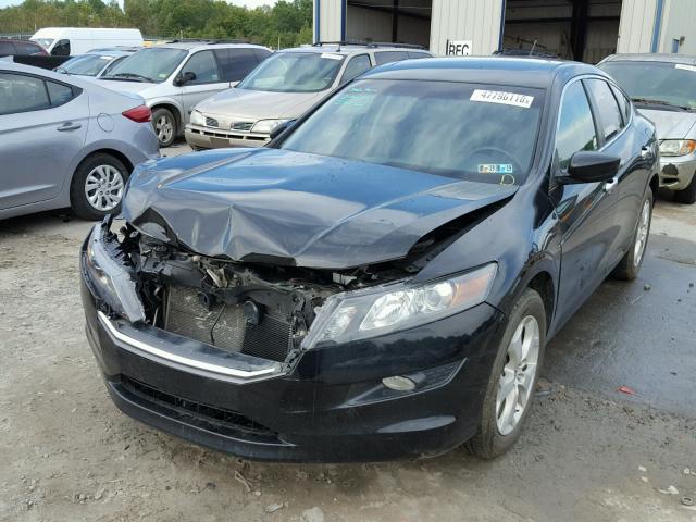 5J6TF2H59CL000423 - 2012 HONDA CROSSTOUR BLACK photo 2